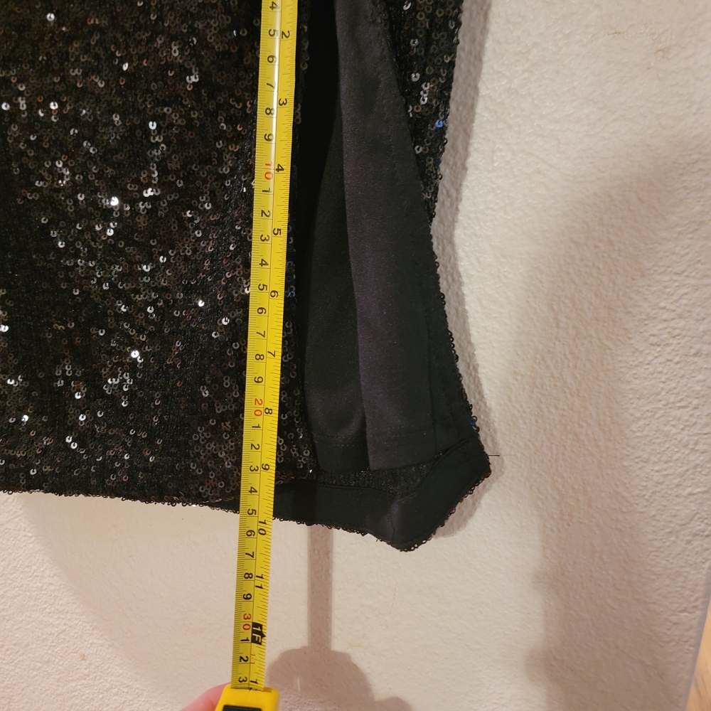RACHEL Rachel Roy Sparkling Black Maxi Skirt - Picture 3 of 6